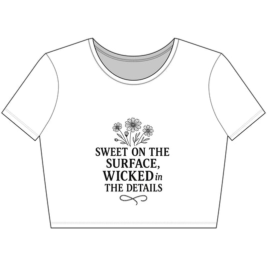 Sweet and Wicked Crop Tee