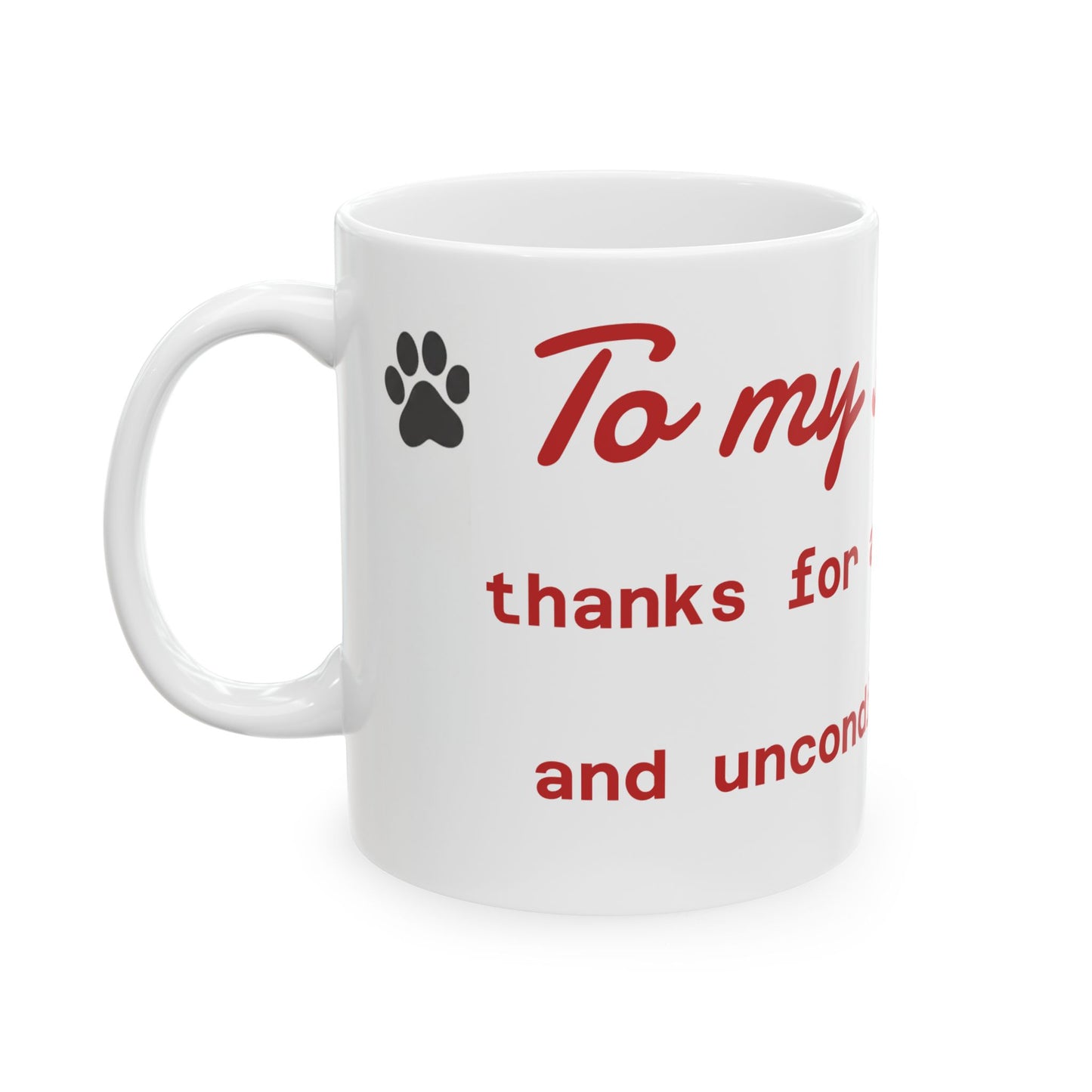 Pet Valentine Ceramic Mug