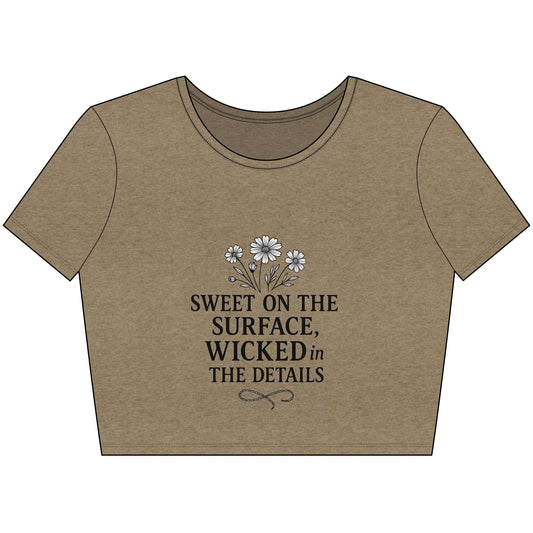 Sweet and Wicked Crop Tee