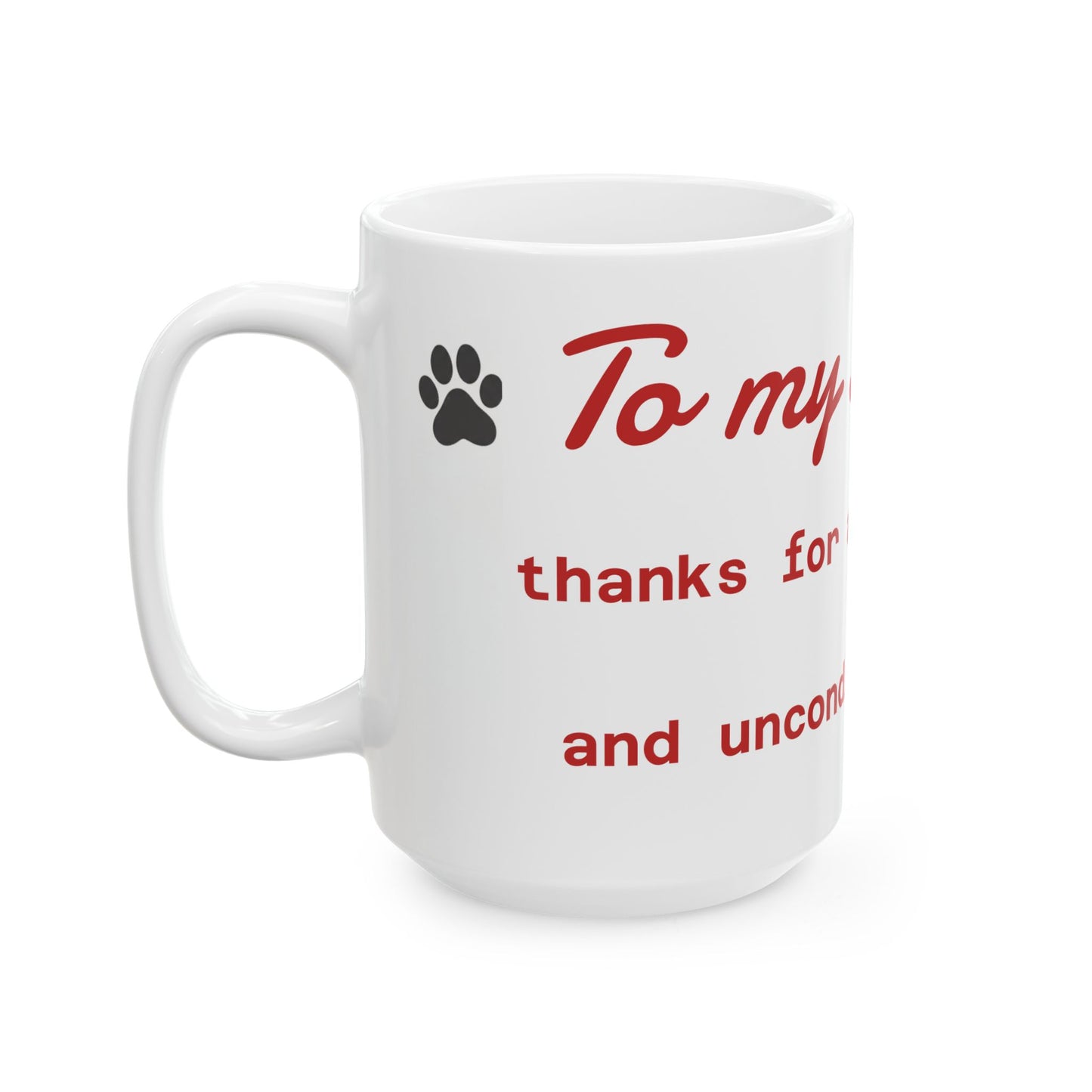 Pet Valentine Ceramic Mug