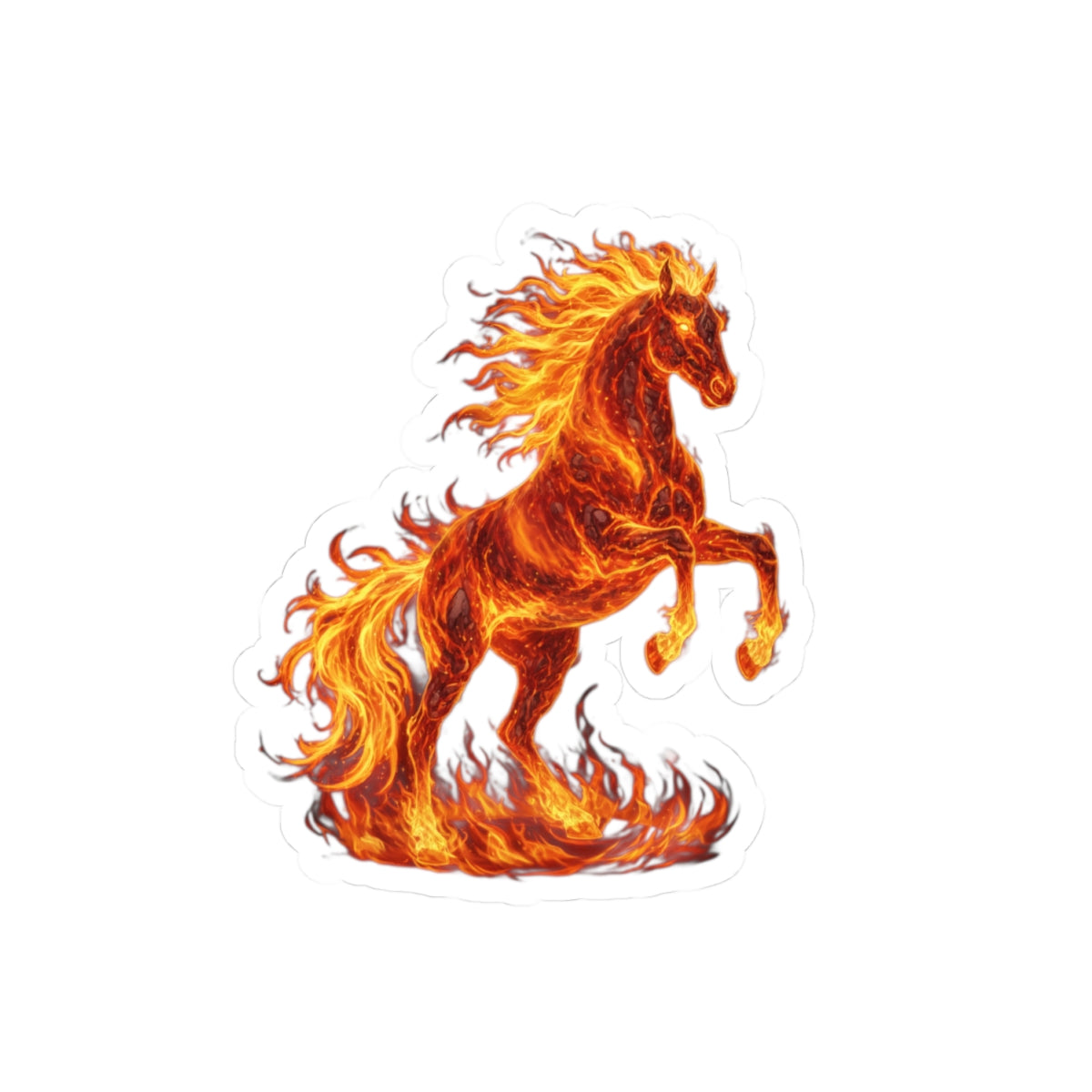 Fire Elemental Horse Sticker