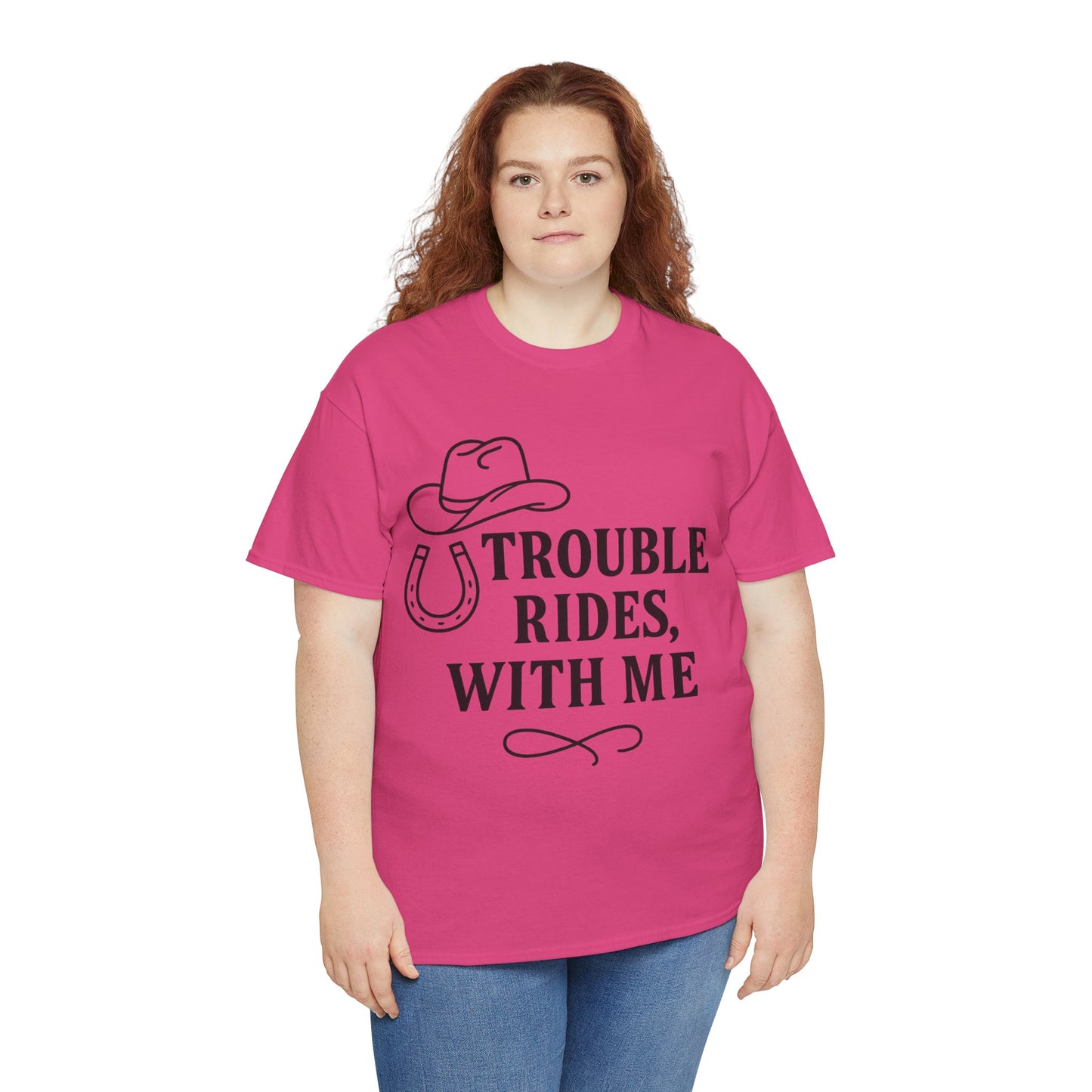 Trouble Rides With Me Tee